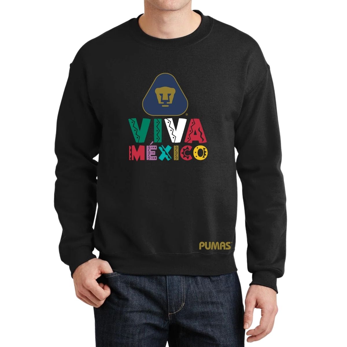 Sudadera Hombre Pumas UNAM Tricolor