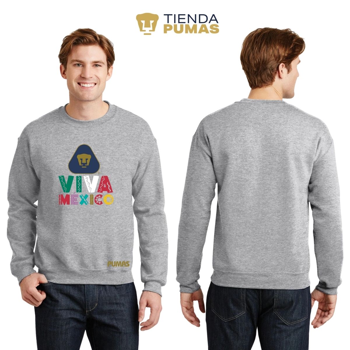 Sudadera Hombre Pumas UNAM Tricolor