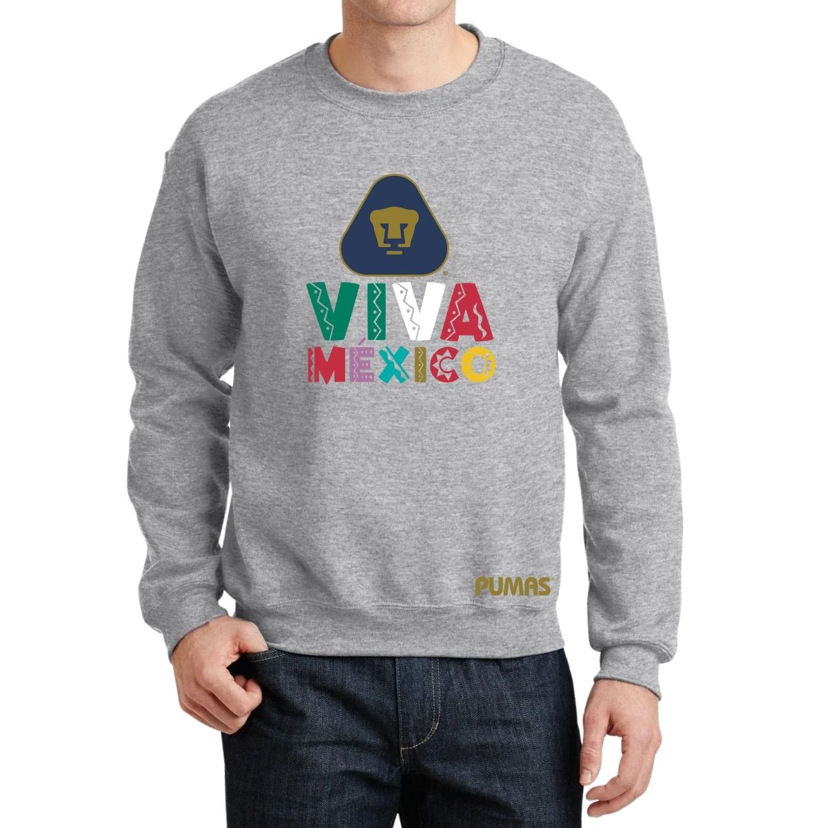 Sudadera Hombre Pumas UNAM Tricolor