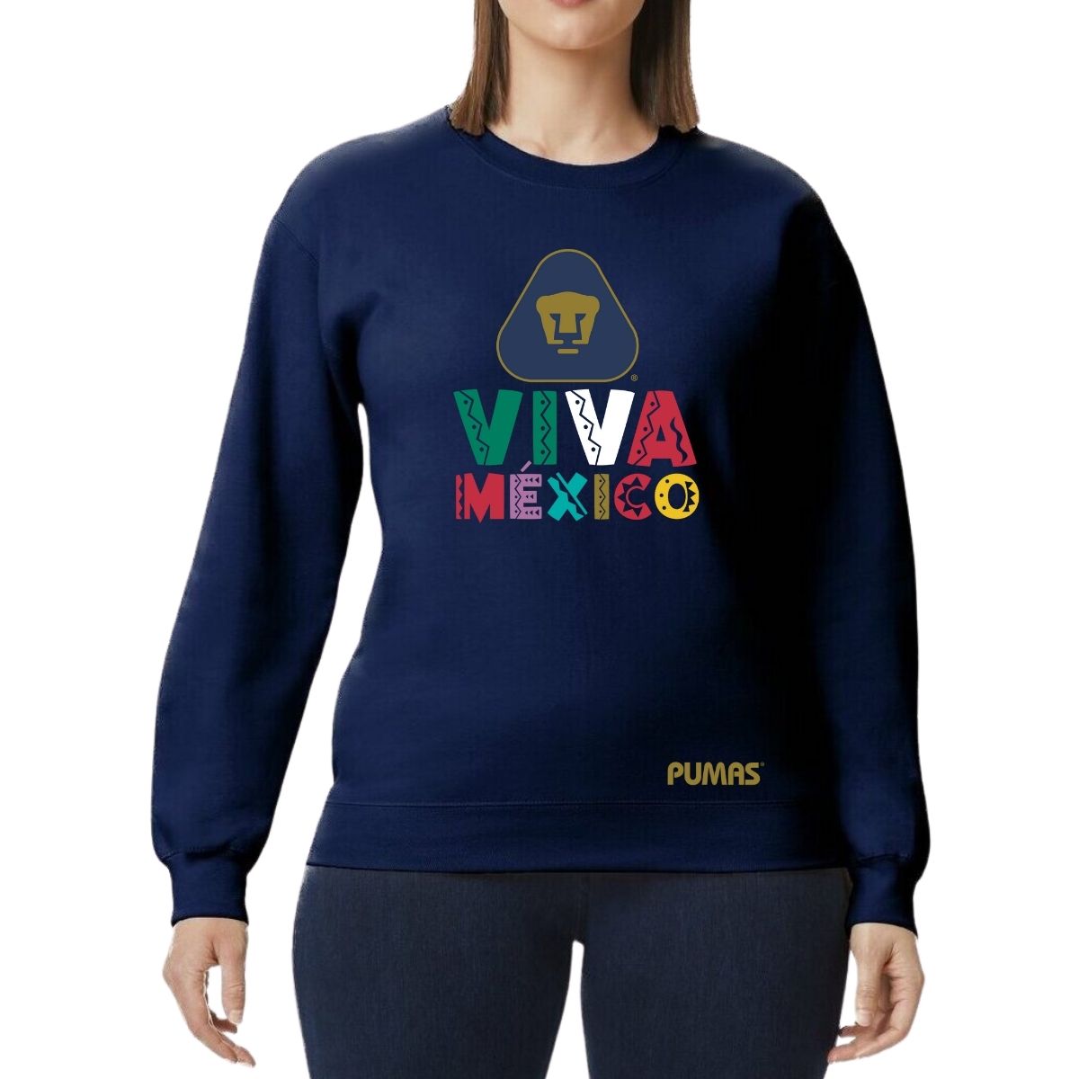 Sudadera Mujer Pumas UNAM Tricolor