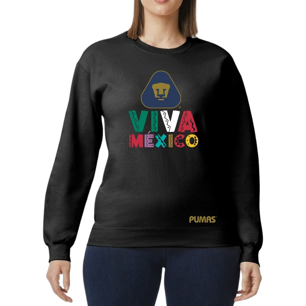 Sudadera Mujer Pumas UNAM Tricolor