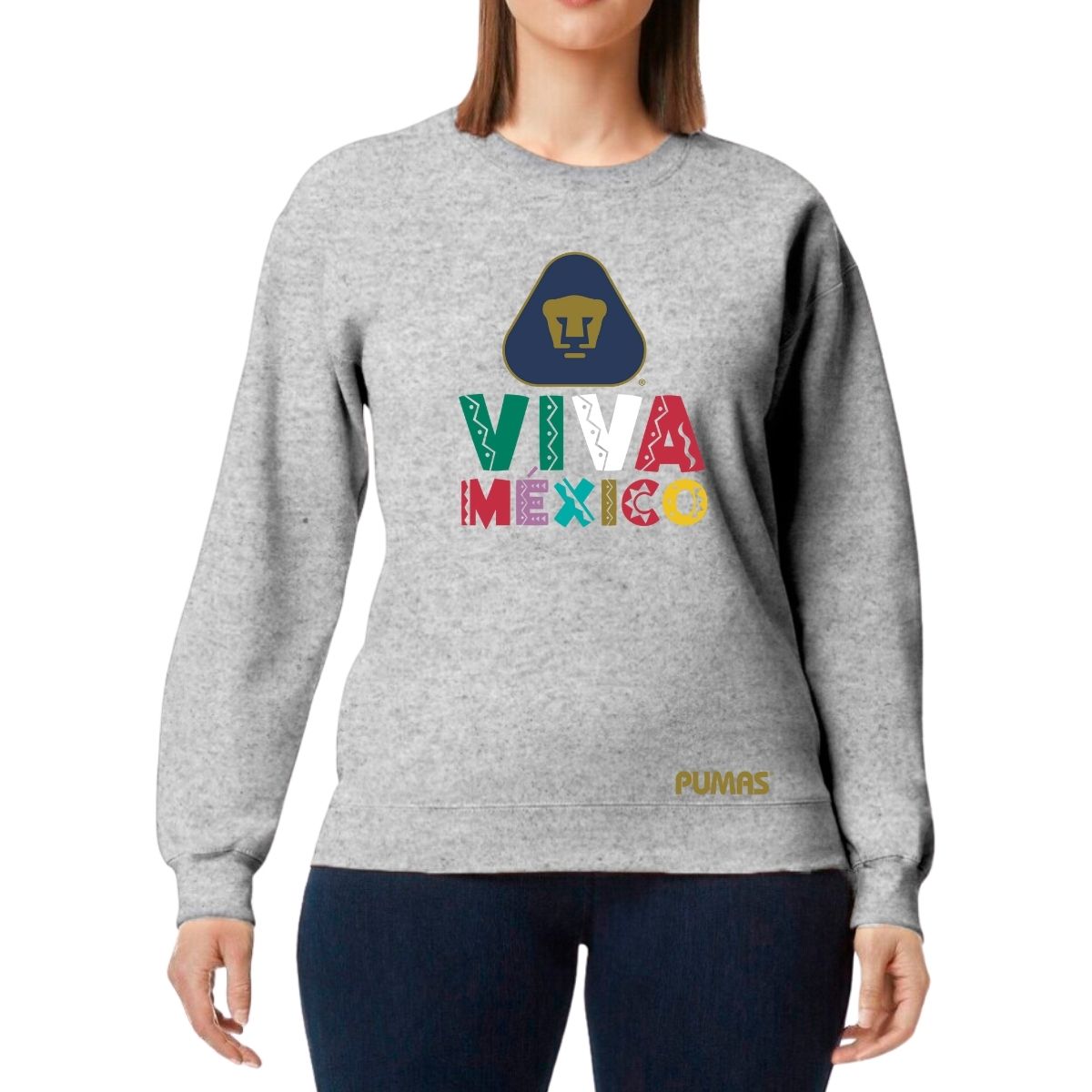 Sudadera Mujer Pumas UNAM Tricolor