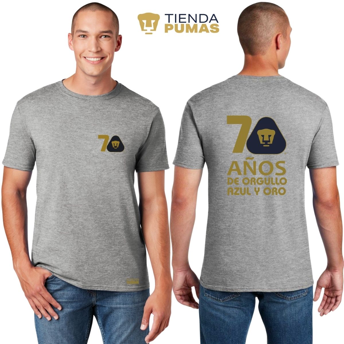 Playera Hombre Pumas UNAM 70 Años FYR Edición Limitada 4