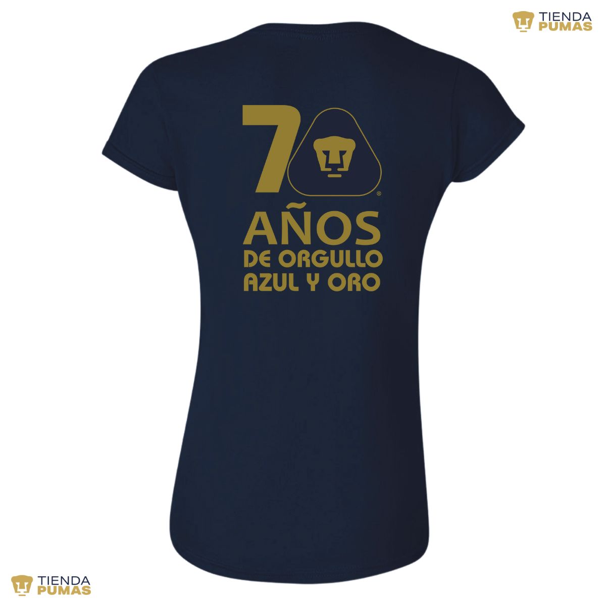 Playera Mujer Pumas UNAM 70 Años FYR Edición Limitada 4