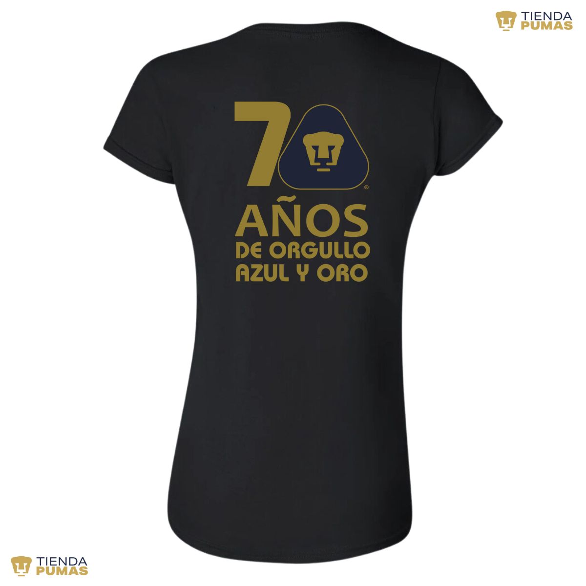 Playera Mujer Pumas UNAM 70 Años FYR Edición Limitada 4