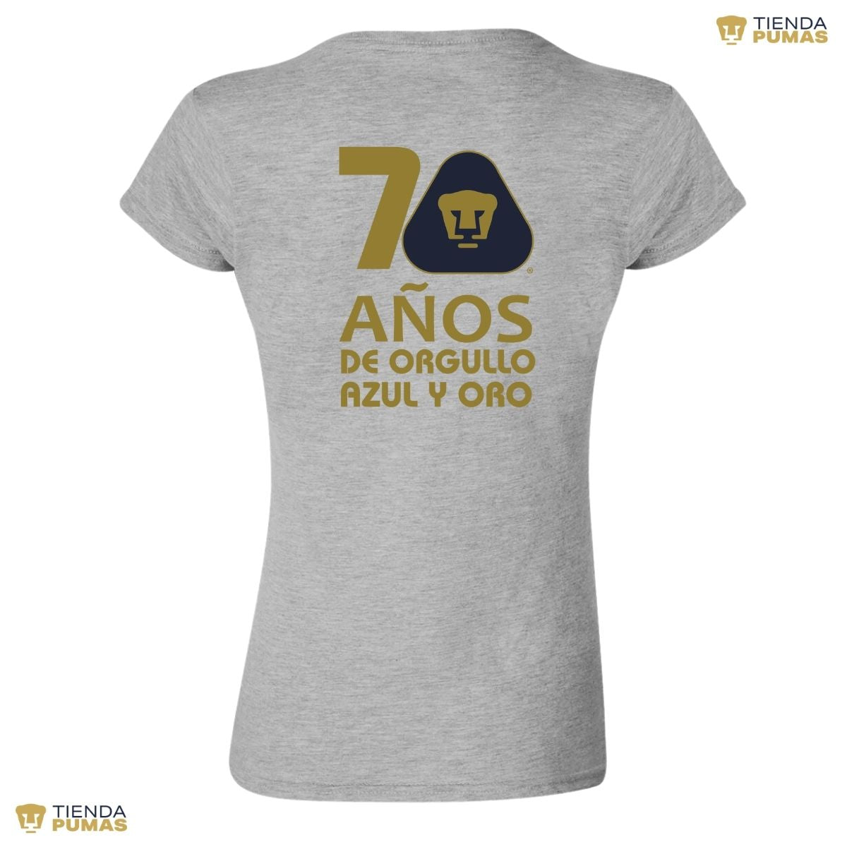 Playera Mujer Pumas UNAM 70 Años FYR Edición Limitada 4