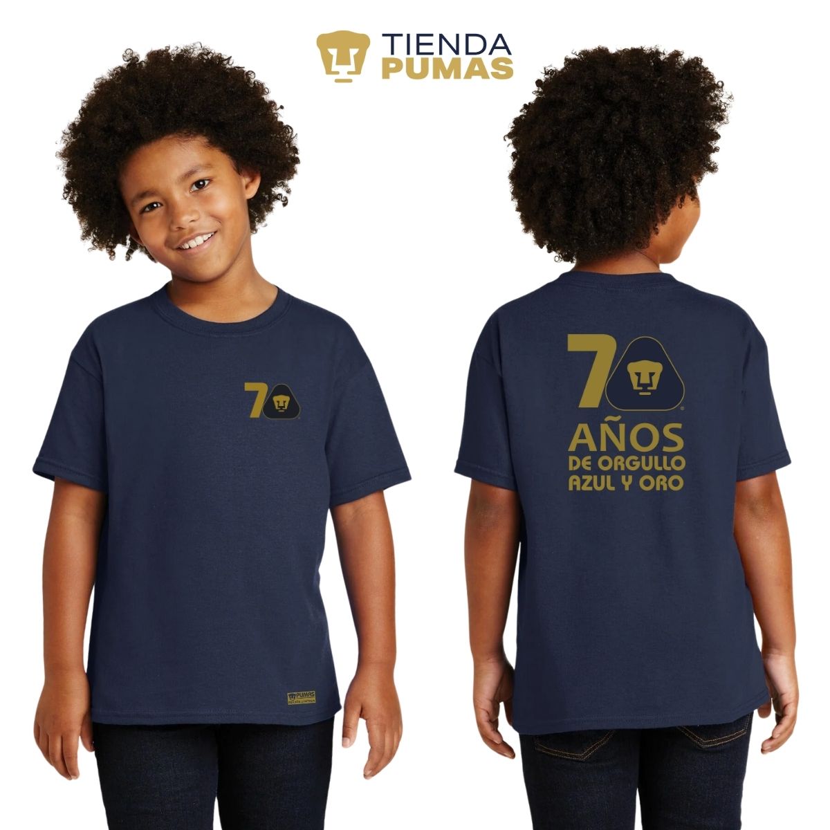 Playera Niños Pumas UNAM 70 Años FYR Edición Limitada 4