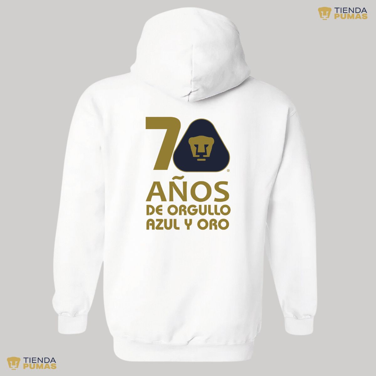 Sudadera Hombre Hoodie Pumas UNAM 70 Años FYR Edición Limitada 4