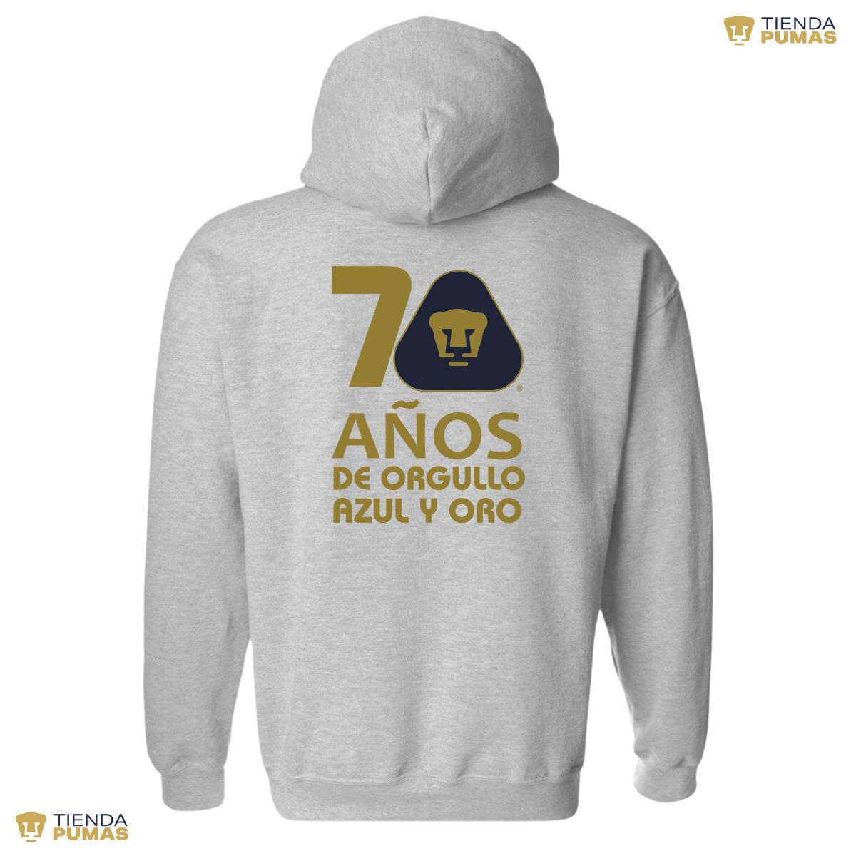 Sudadera Hombre Hoodie Pumas UNAM 70 Años FYR Edición Limitada 4