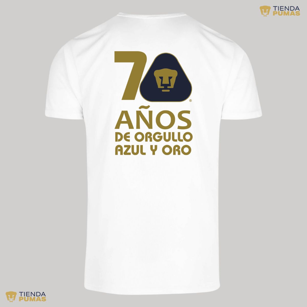 Playera Transpirable Hombre Pumas UNAM 70 Años FYR Edición Limitada 4