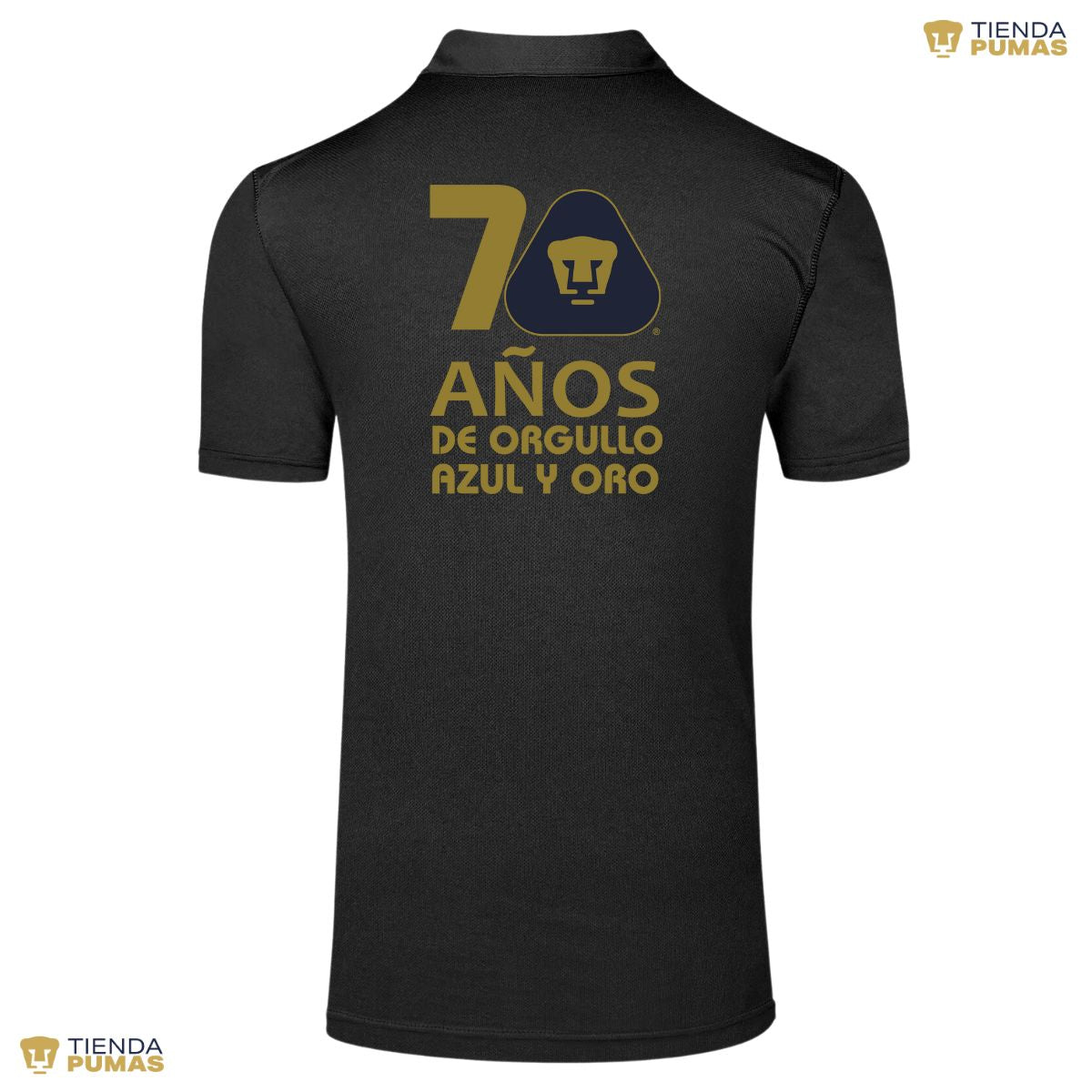 Playera Tipo Polo Transpirable Hombre Pumas UNAM 70 Años FYR Edición Limitada 4