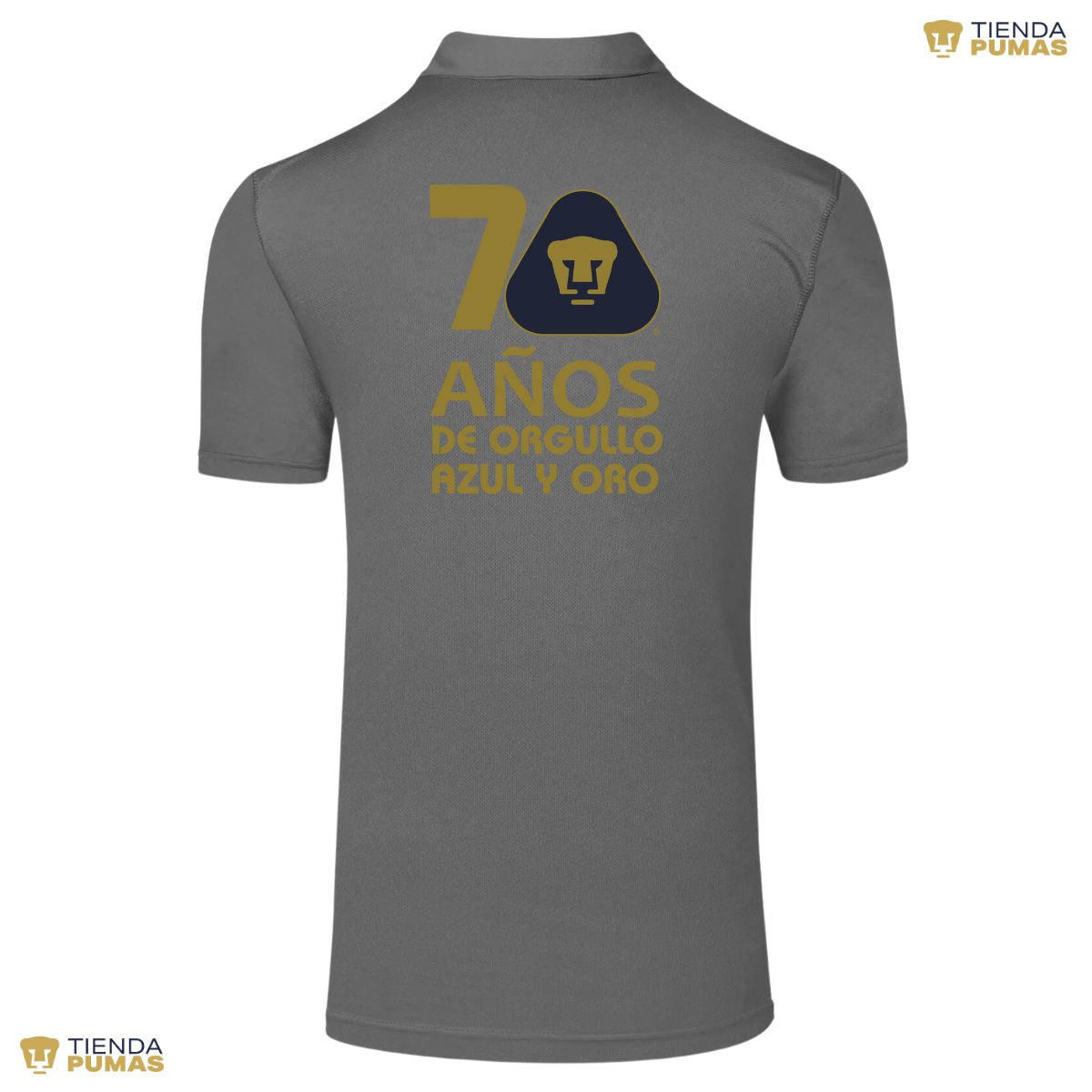 Playera Tipo Polo Transpirable Hombre Pumas UNAM 70 Años FYR Edición Limitada 4