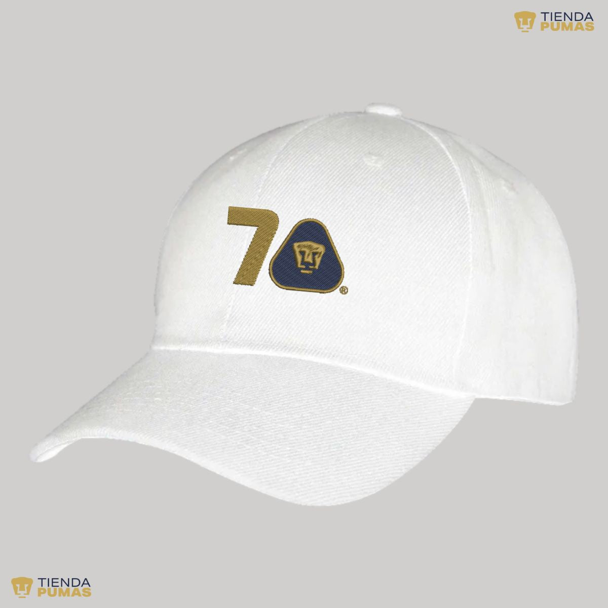 Gorra Pumas UNAM Hombre Mujer 70 Años Bordado FYR Edición Limitada 4