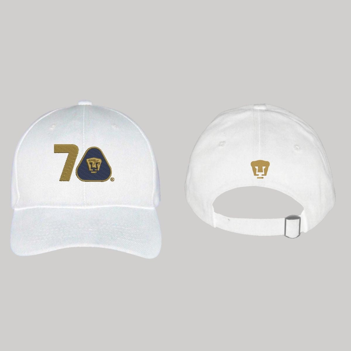 Gorra Pumas UNAM Hombre Mujer 70 Años Bordado FYR Edición Limitada 4