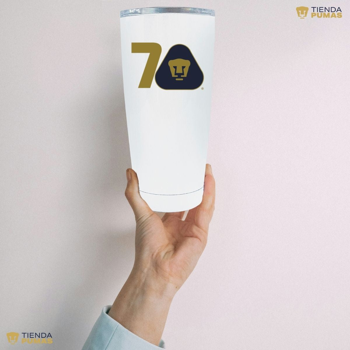 Termo 20 Oz Pumas UNAM 70 Años FYR Edición Limitada 4