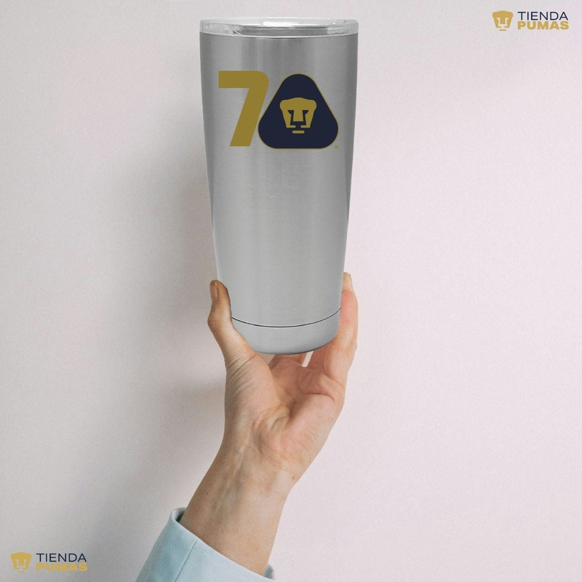 Termo 20 Oz Pumas UNAM 70 Años FYR Edición Limitada 4