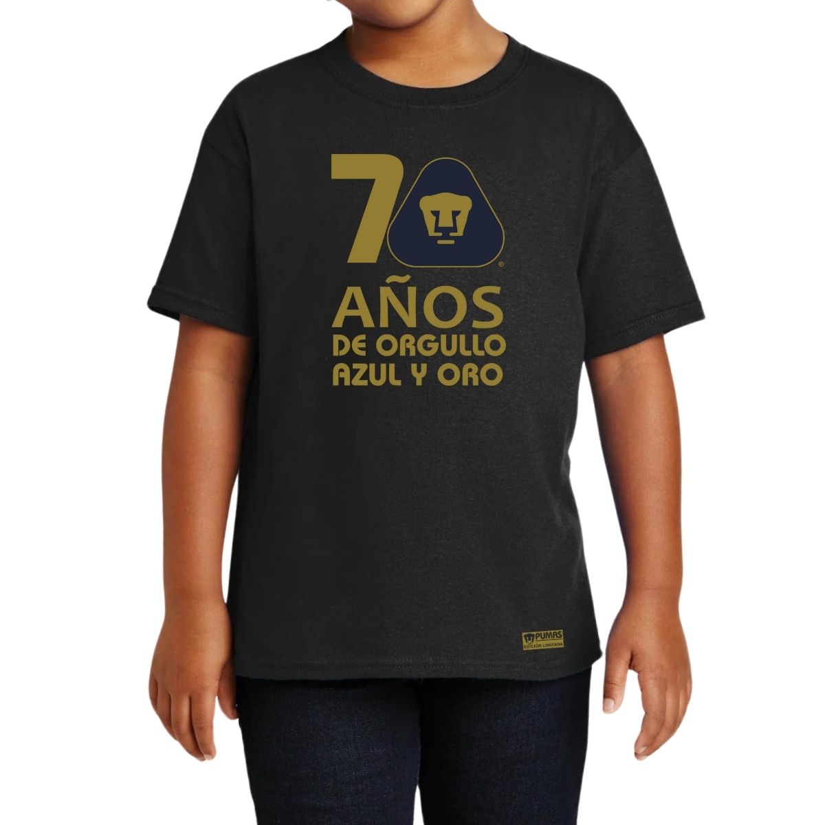 Playera Niños Pumas UNAM 70 Años Fte Edición Limitada 4