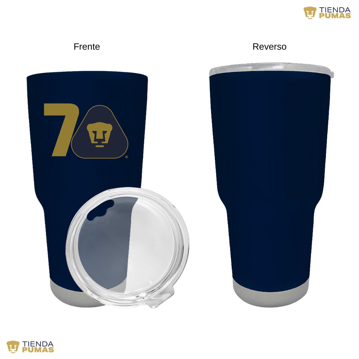 Termo 30 Oz Pumas UNAM 70 Años Fte Edición Limitada 4