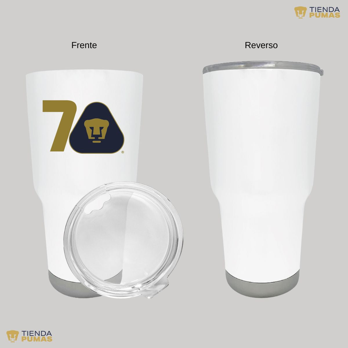 Termo 30 Oz Pumas UNAM 70 Años Fte Edición Limitada 4