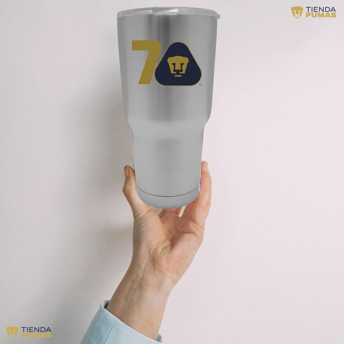 Termo 30 Oz Pumas UNAM 70 Años Fte Edición Limitada 4