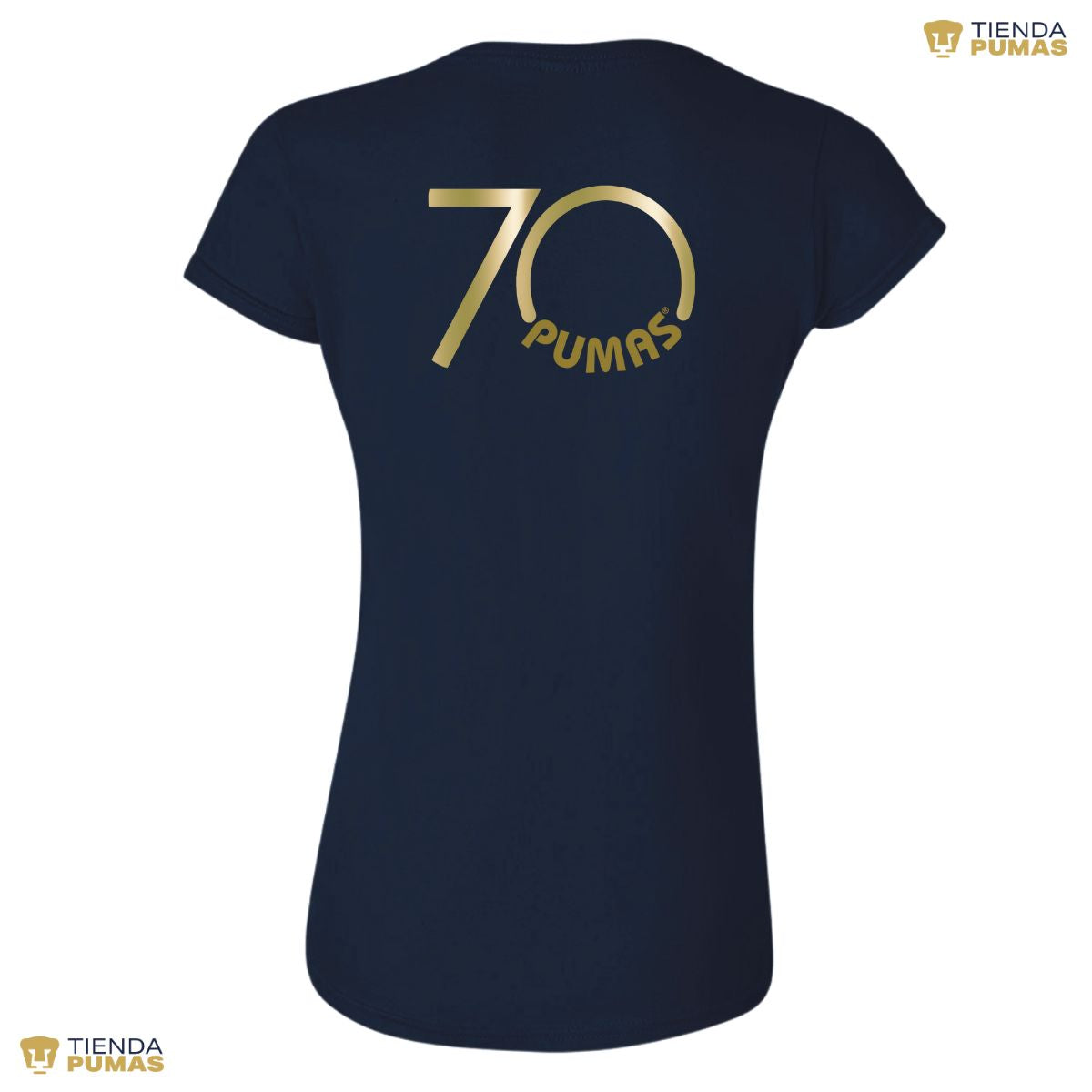 Playera Mujer Pumas UNAM 70 Aniversario FYR Edición Limitada 4