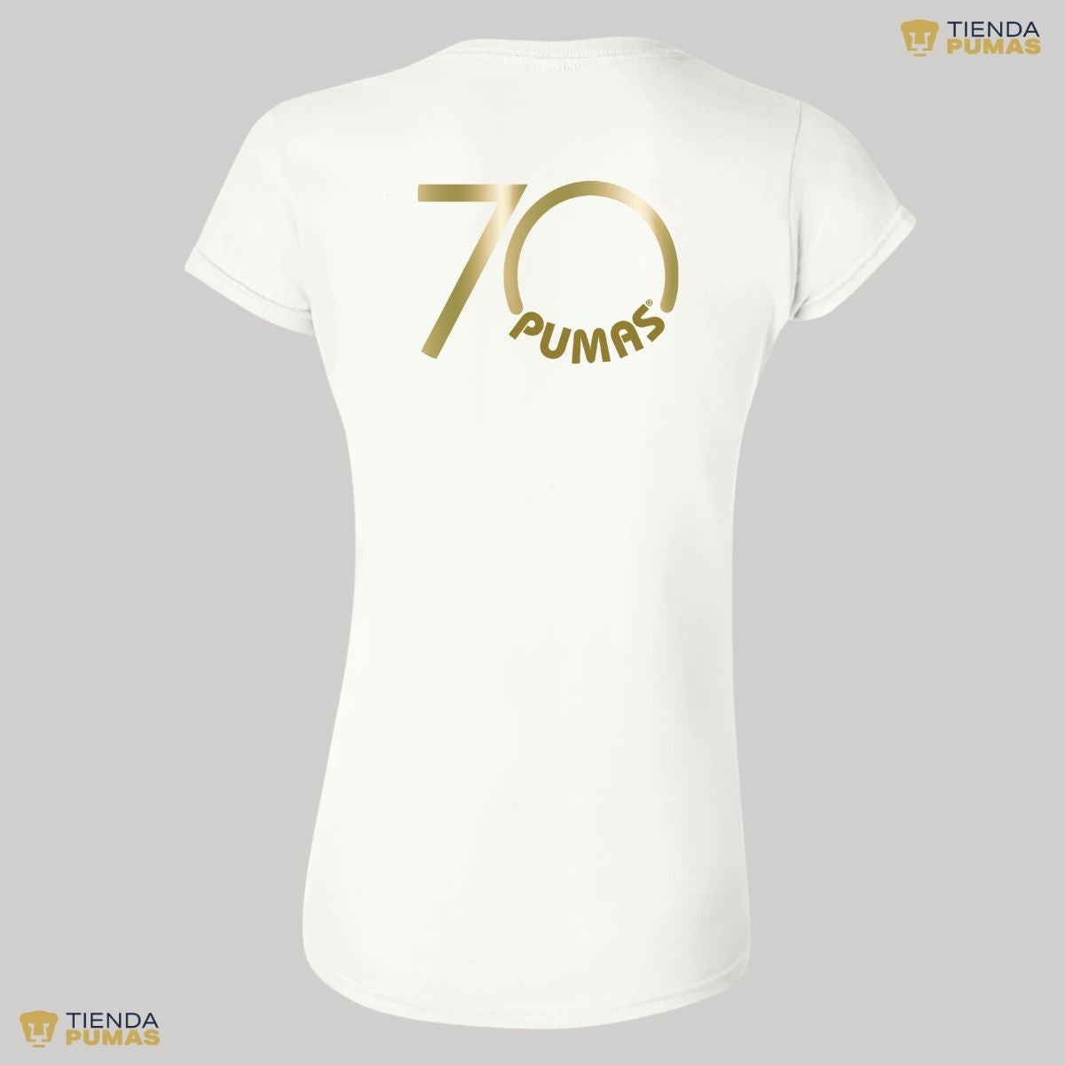 Playera Mujer Pumas UNAM 70 Aniversario FYR Edición Limitada 4