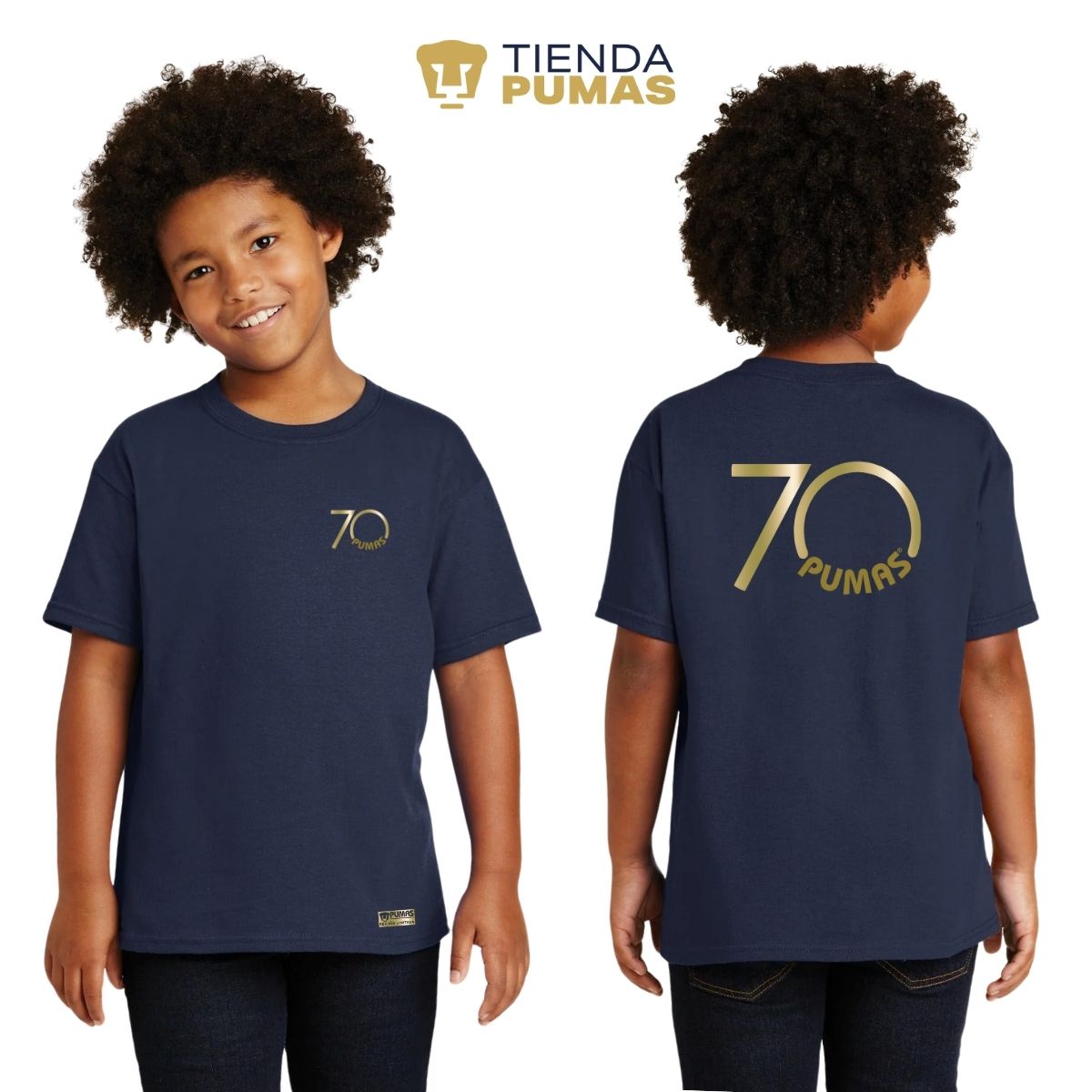 Playera Niños Pumas UNAM 70 Aniversario FYR Edición Limitada 4