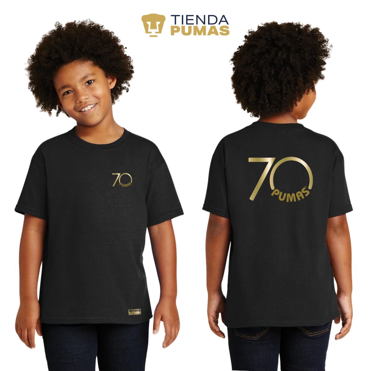 Playera Niños Pumas UNAM 70 Aniversario FYR Edición Limitada 4