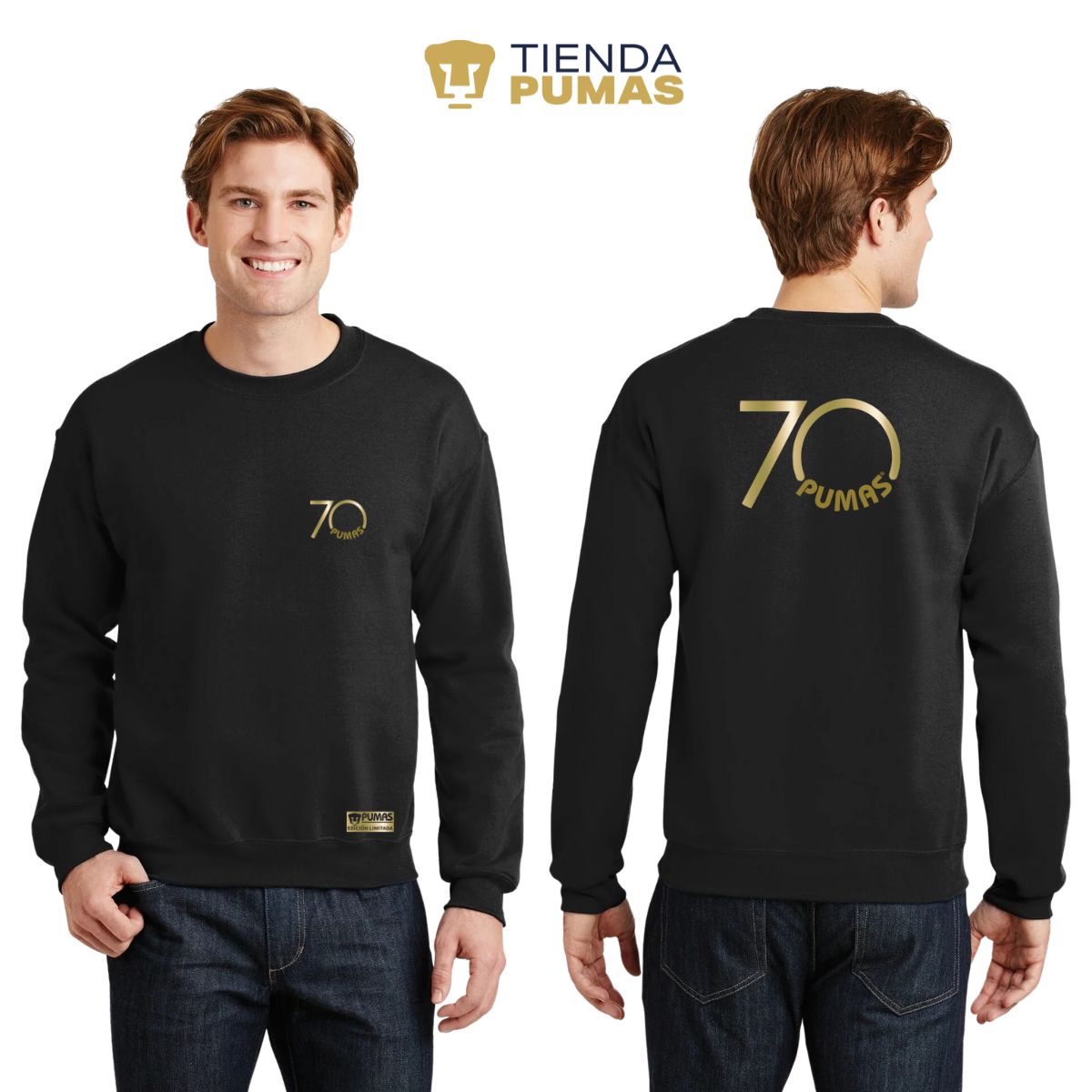 Sudadera Hombre Pumas UNAM 70 Aniversario FYR Edición Limitada 4