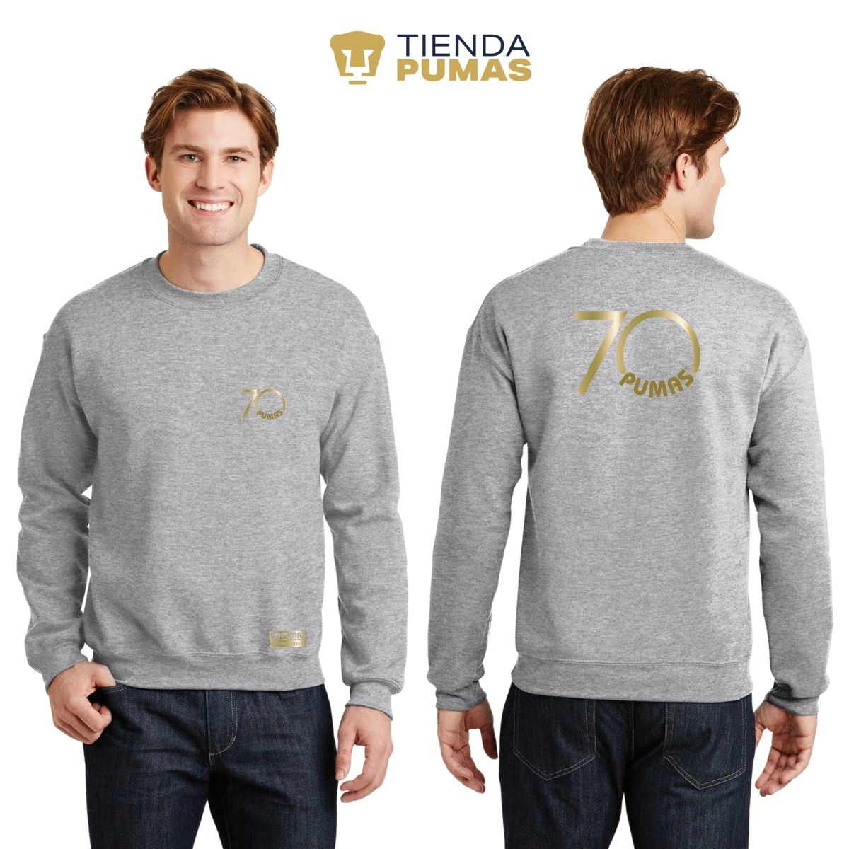 Sudadera Hombre Pumas UNAM 70 Aniversario FYR Edición Limitada 4