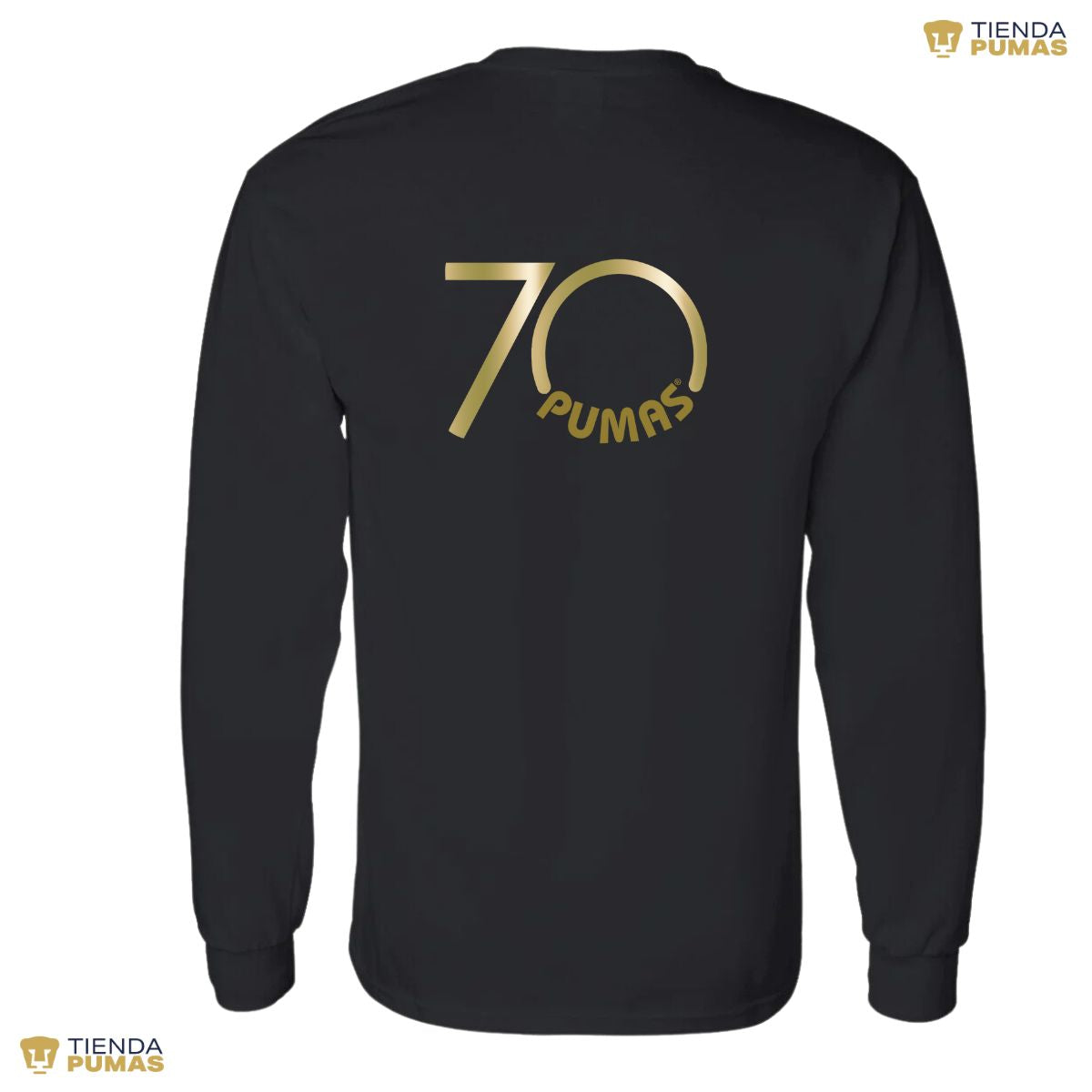 Playera Hombre Pumas UNAM Manga Larga 70 Aniversario FYR Edición Limitada 4