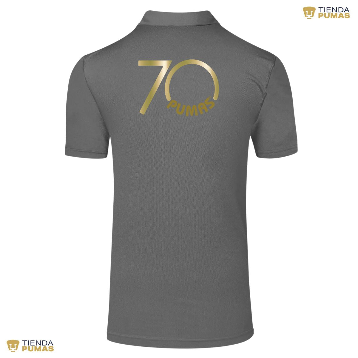 Playera Tipo Polo Transpirable Hombre Pumas UNAM 70 Aniversario FYR Edición Limitada 4