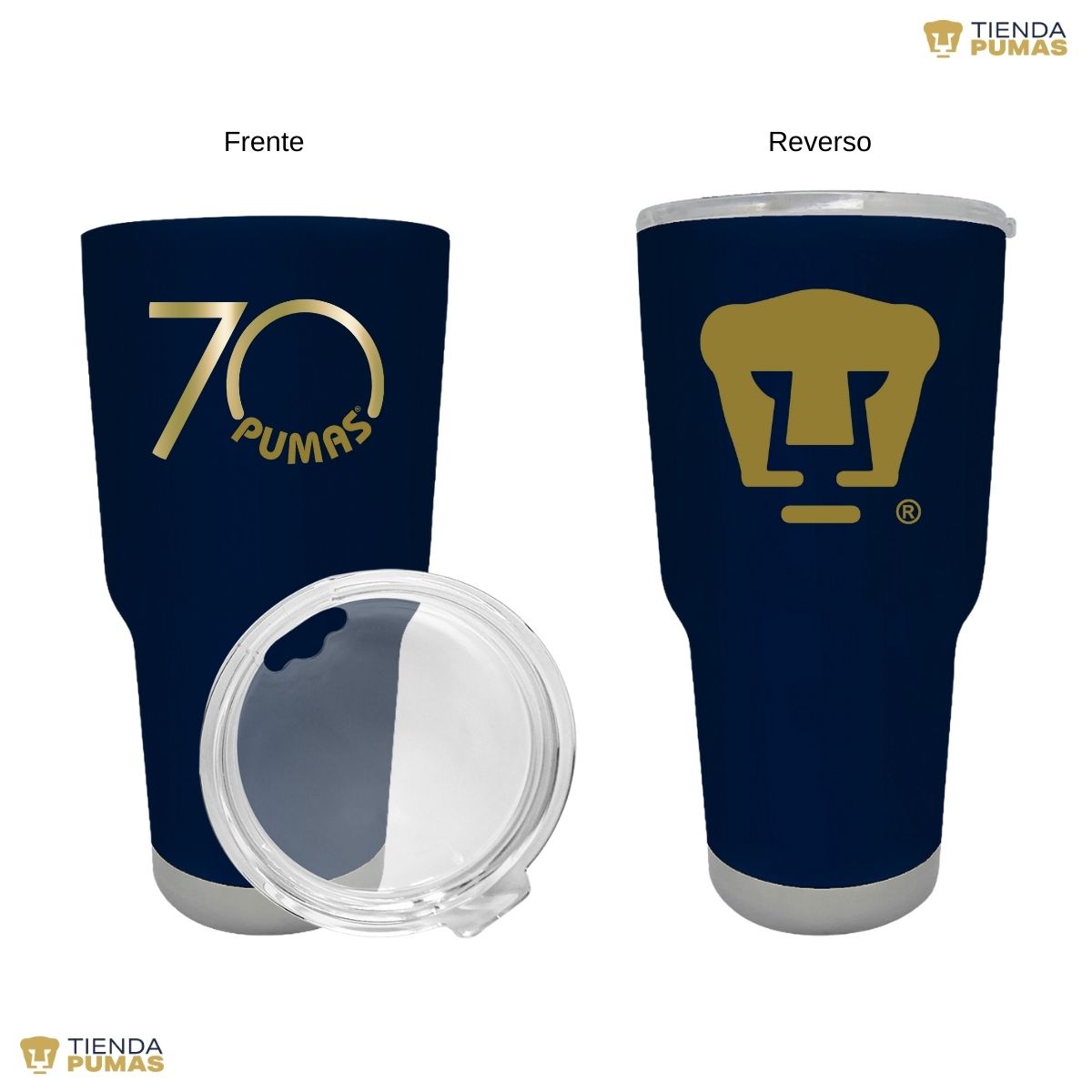 Termo 30 Oz Pumas UNAM 70 Aniversario FYR Edición Limitada 4