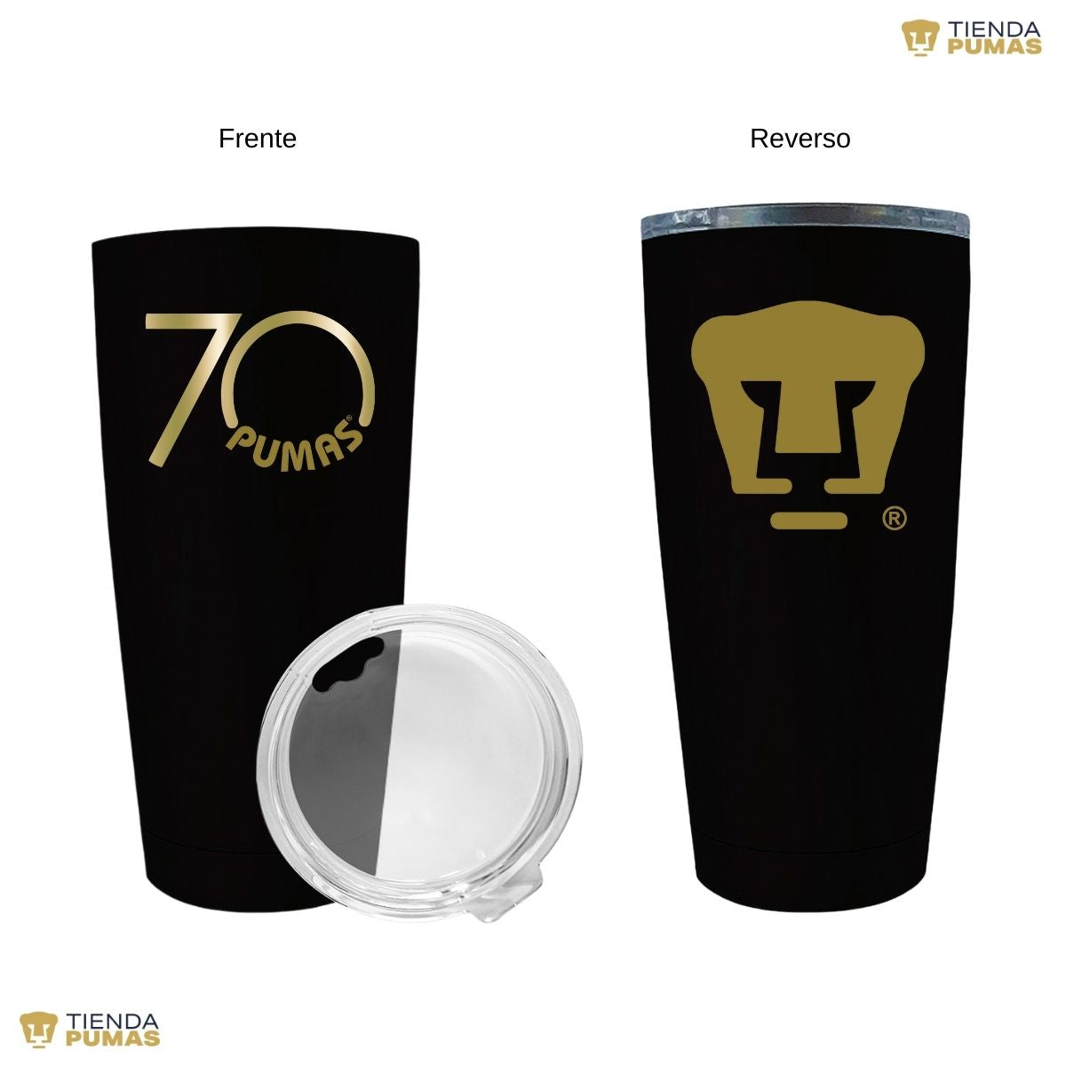 Termo 20 Oz Pumas UNAM 70 Aniversario FYR Edición Limitada 4