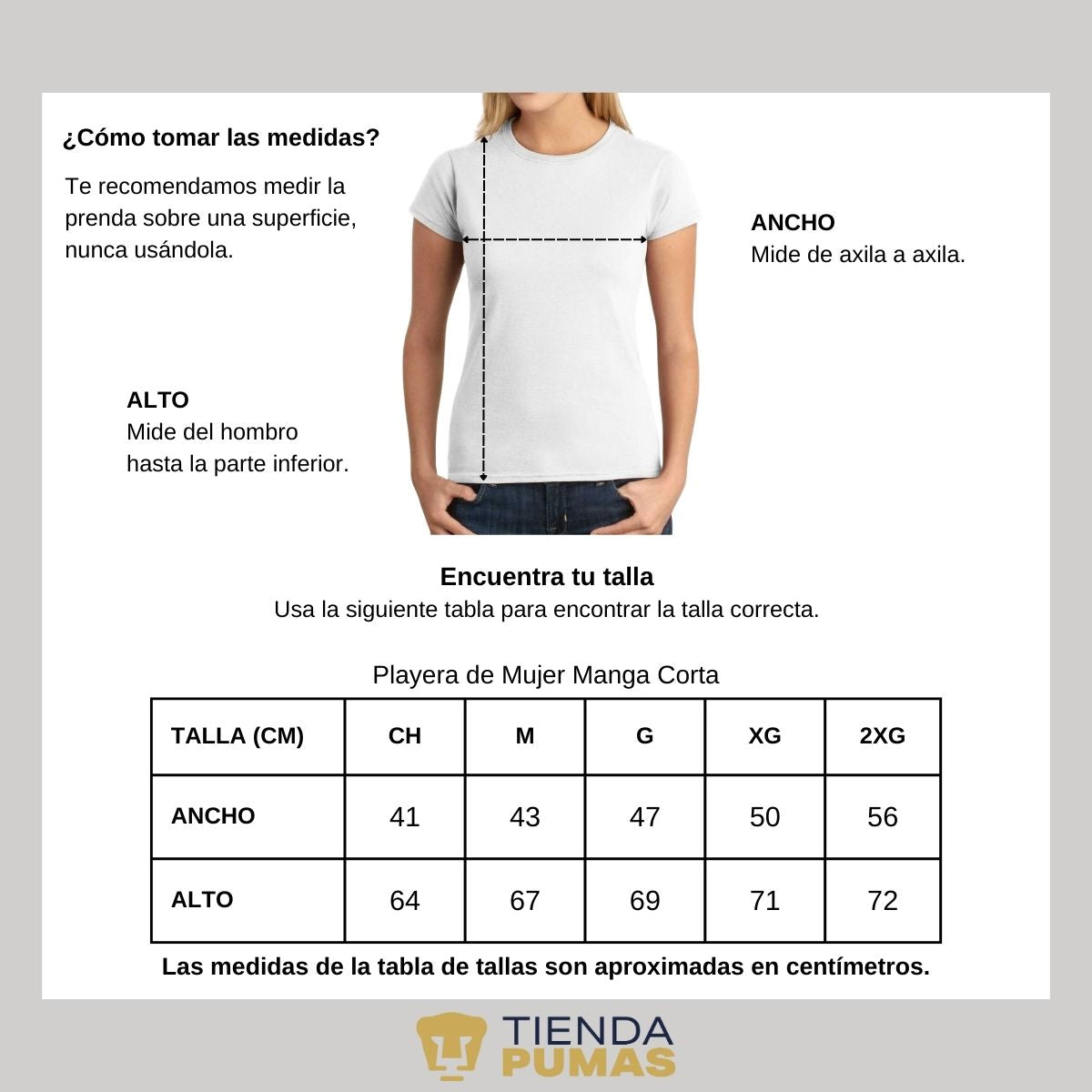 Playera Mujer Pumas UNAM 70 Aniversario Fte Edición Limitada 4