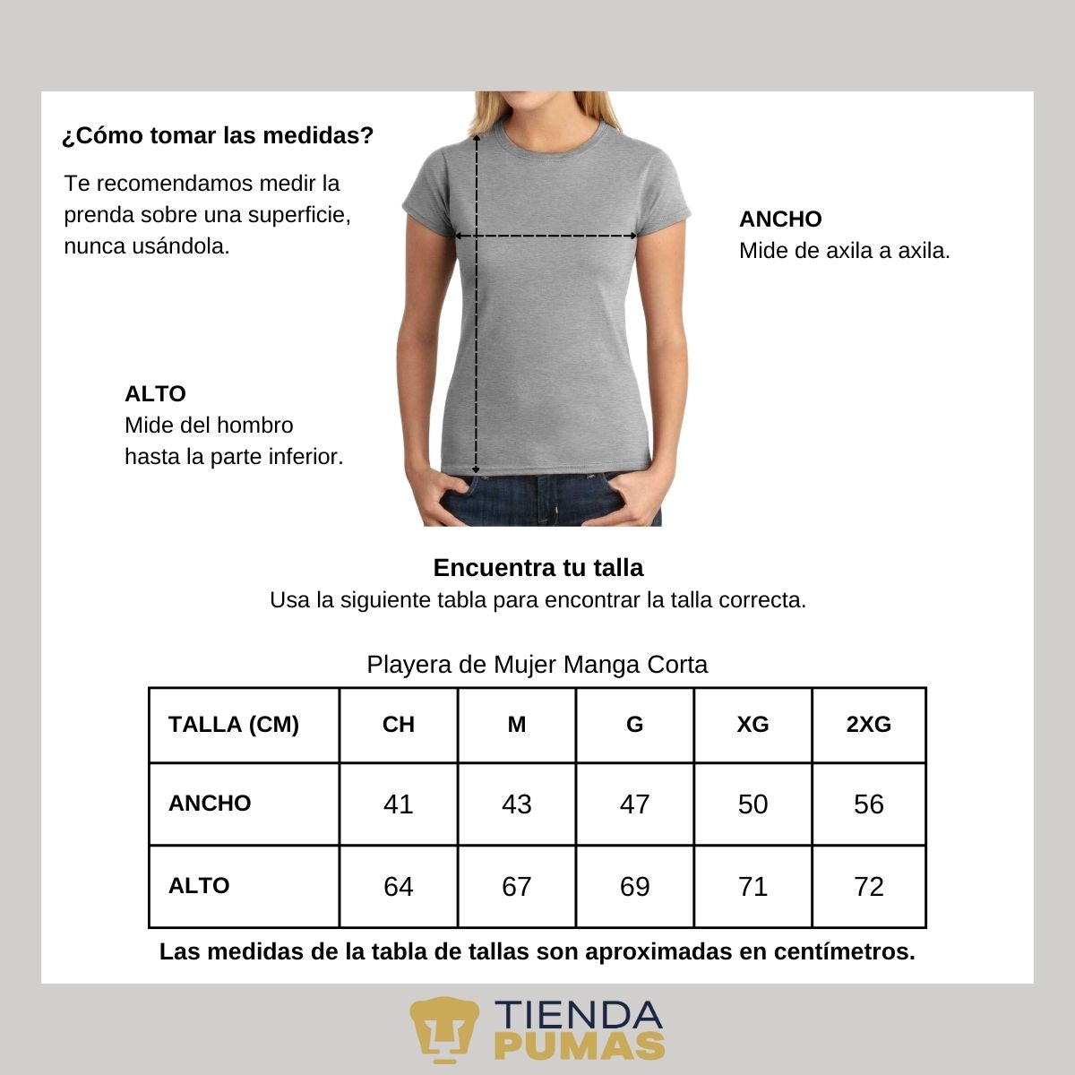 Playera Mujer Pumas UNAM 70 Aniversario Fte Edición Limitada 4