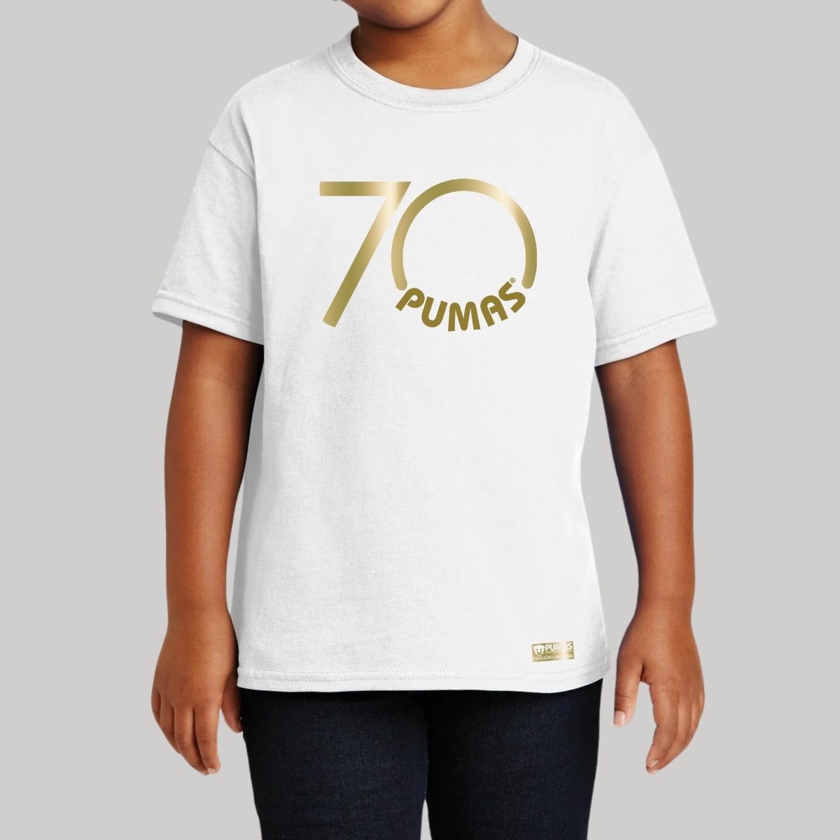 Playera Niños Pumas UNAM 70 Aniversario Fte Edición Limitada 4