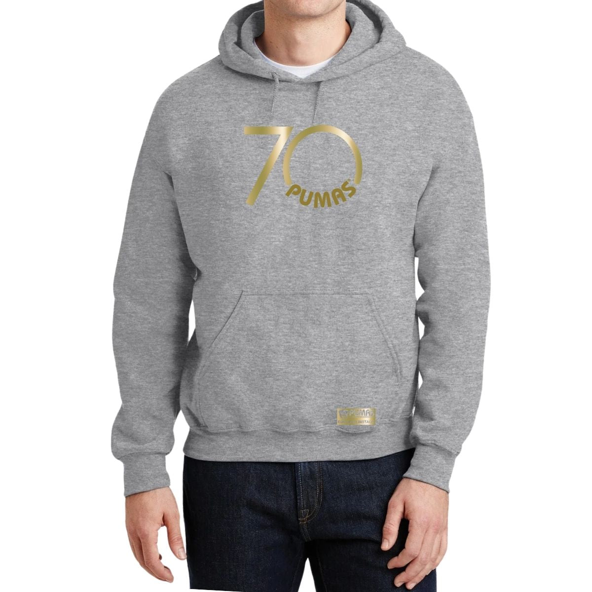 Sudadera Hombre Hoodie Pumas UNAM 70 Aniversario Fte Edición Limitada 4