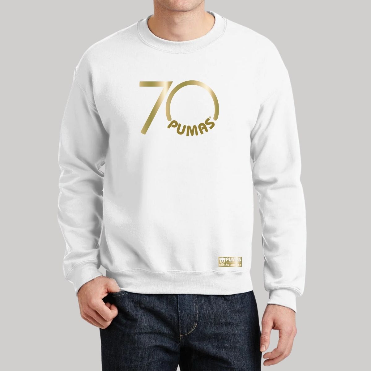 Sudadera Hombre Pumas UNAM 70 Aniversario Fte Edición Limitada 4