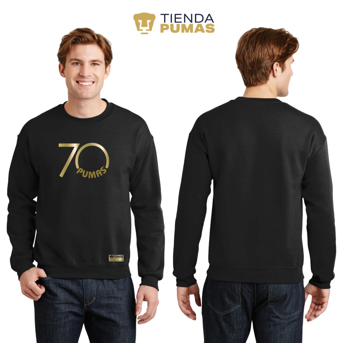 Sudadera Hombre Pumas UNAM 70 Aniversario Fte Edición Limitada 4