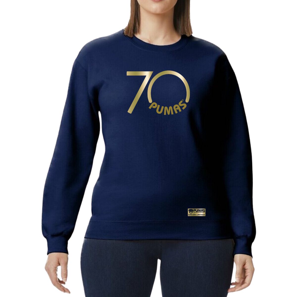 Sudadera Mujer Pumas UNAM 70 Aniversario Fte Edición Limitada 4