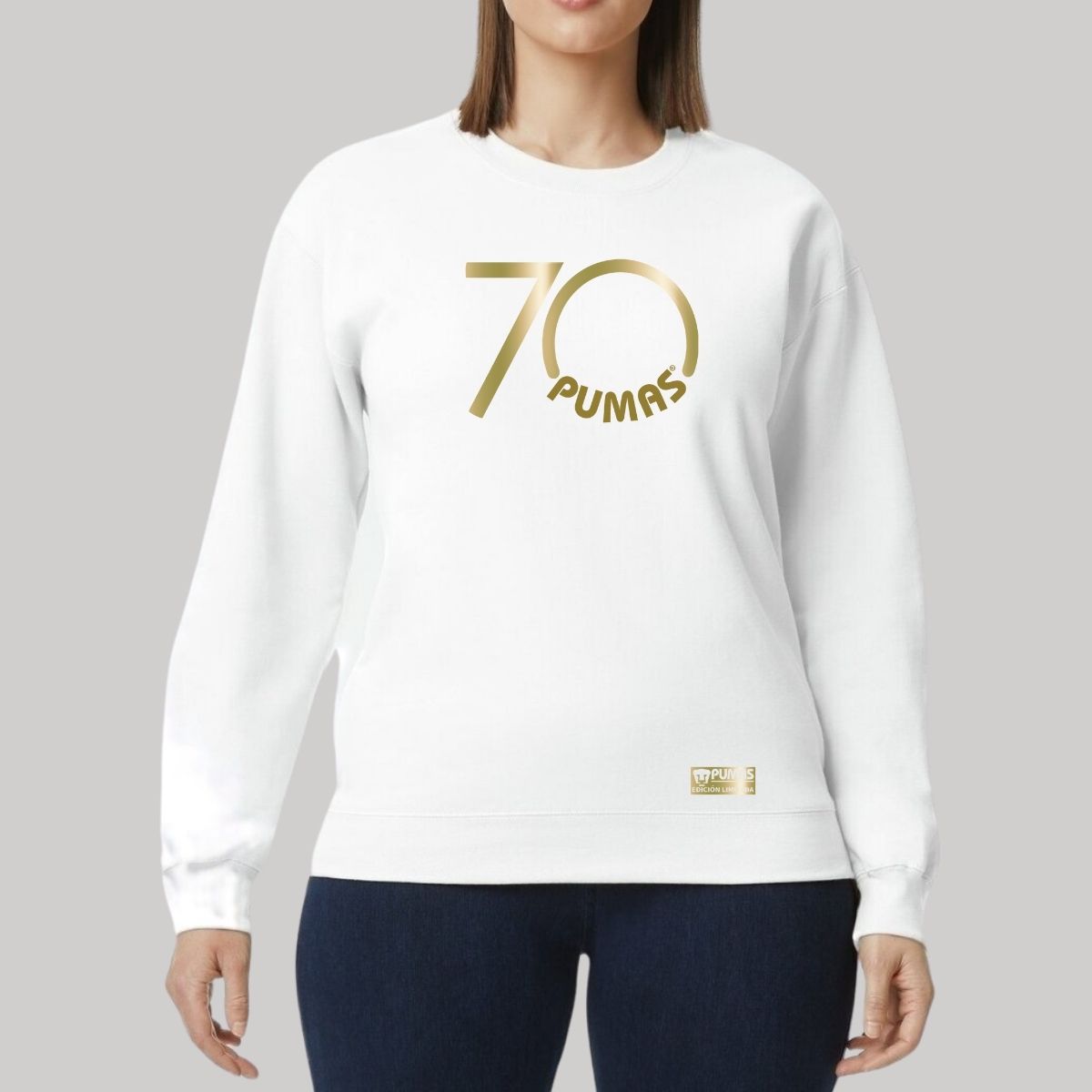 Sudadera Mujer Pumas UNAM 70 Aniversario Fte Edición Limitada 4