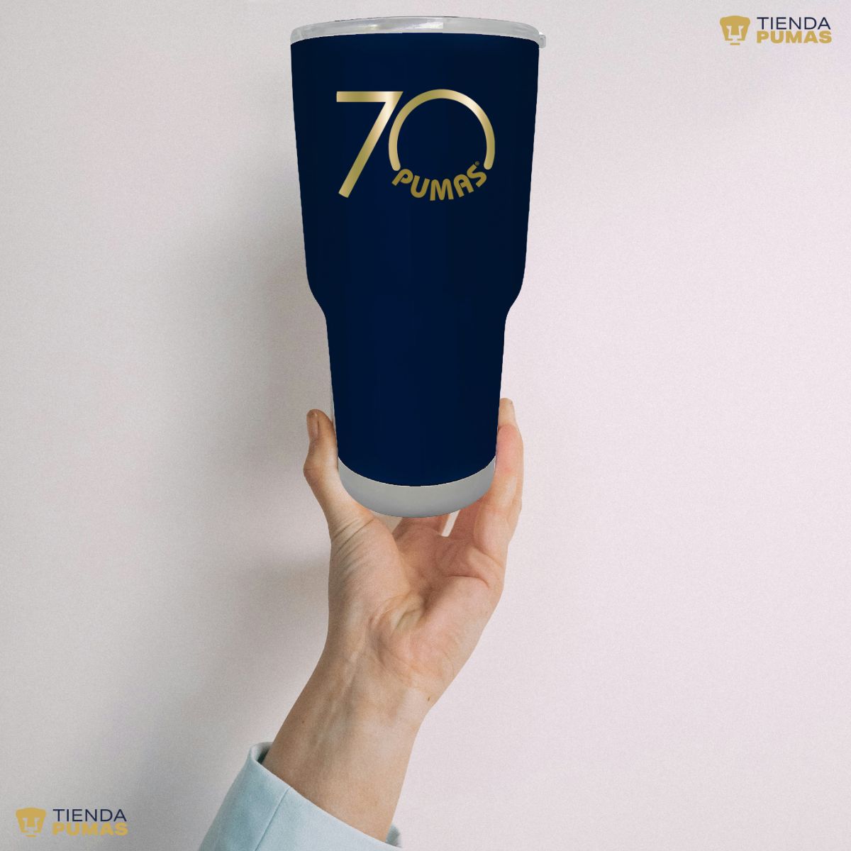 Termo 30 Oz Pumas UNAM 70 Aniversario Fte Edición Limitada 4