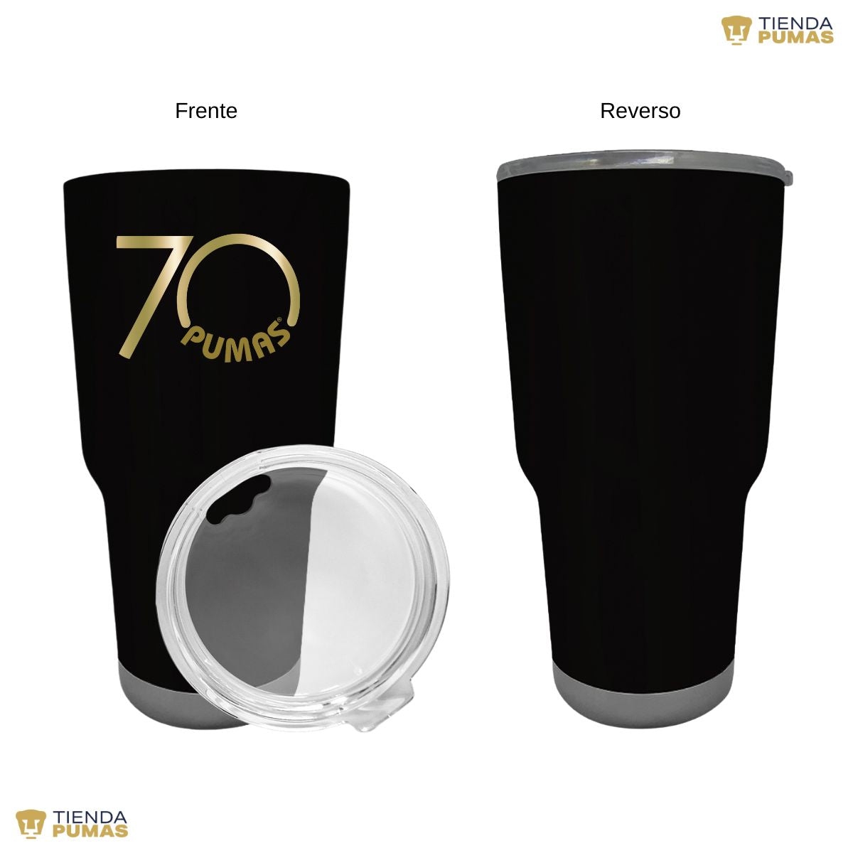 Termo 30 Oz Pumas UNAM 70 Aniversario Fte Edición Limitada 4