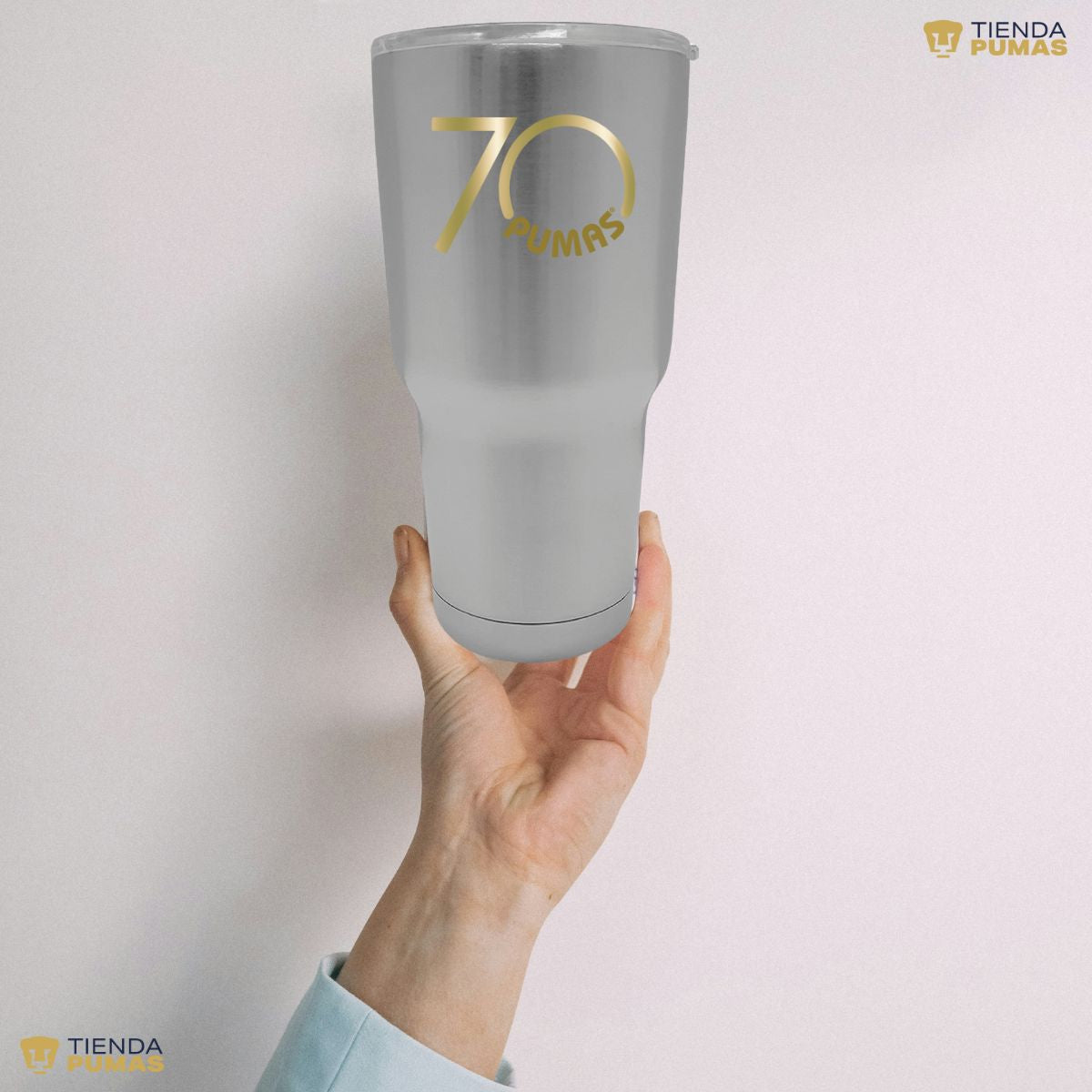 Termo 30 Oz Pumas UNAM 70 Aniversario Fte Edición Limitada 4