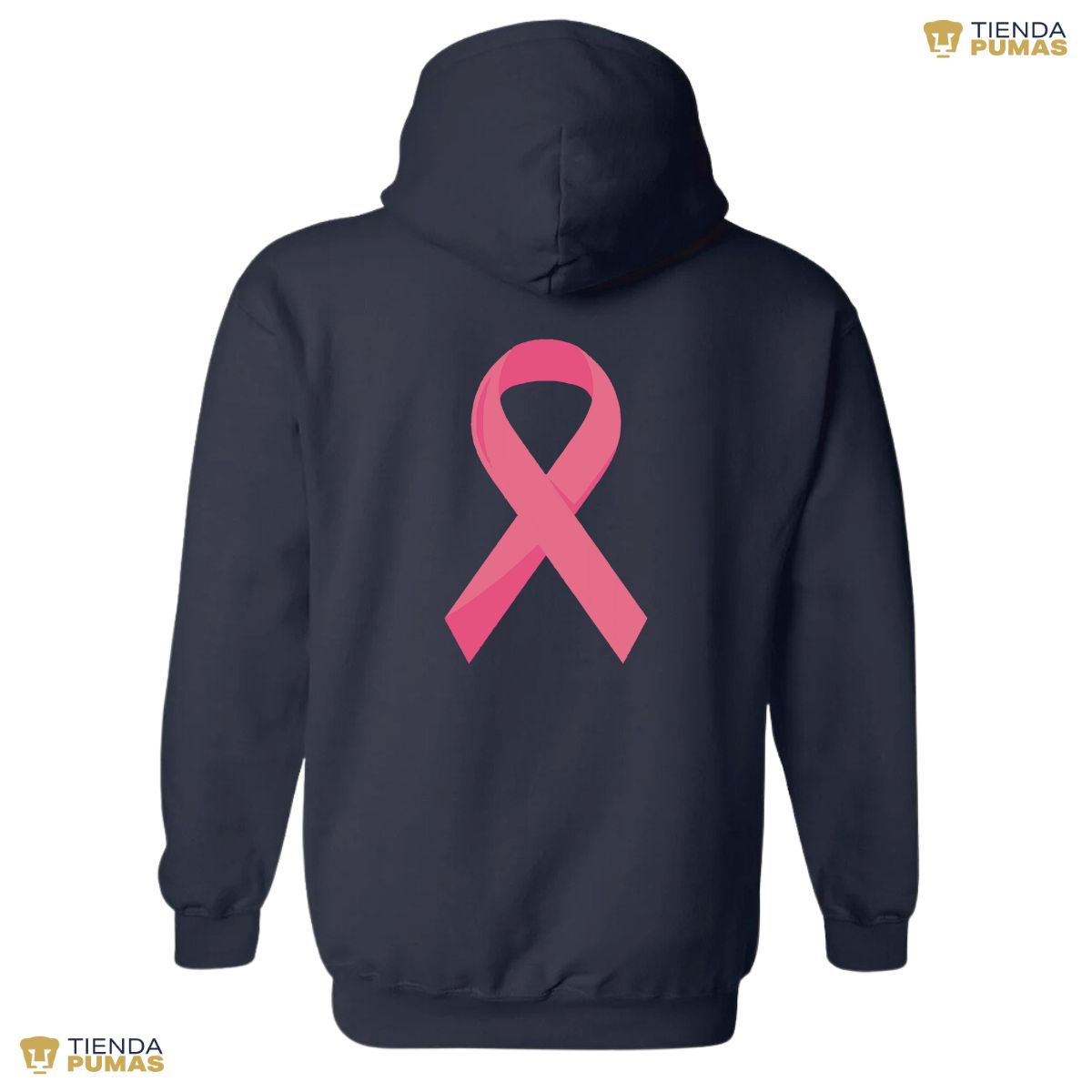 Sudadera Hombre Hoodie Pumas UNAM Mes Rosa