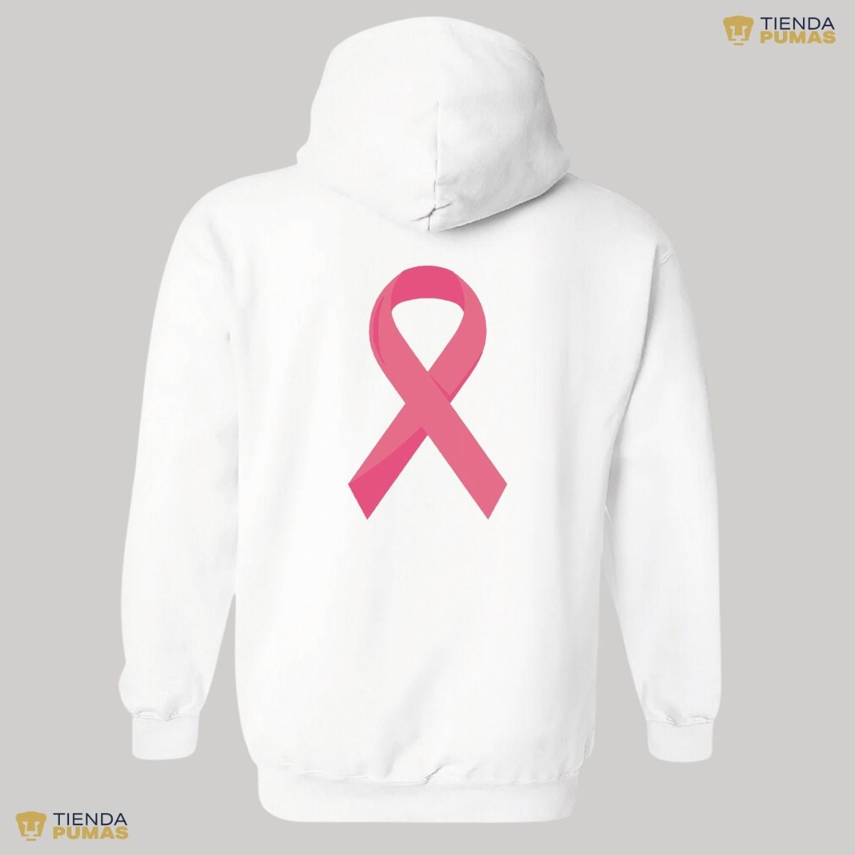 Sudadera Hombre Hoodie Pumas UNAM Mes Rosa