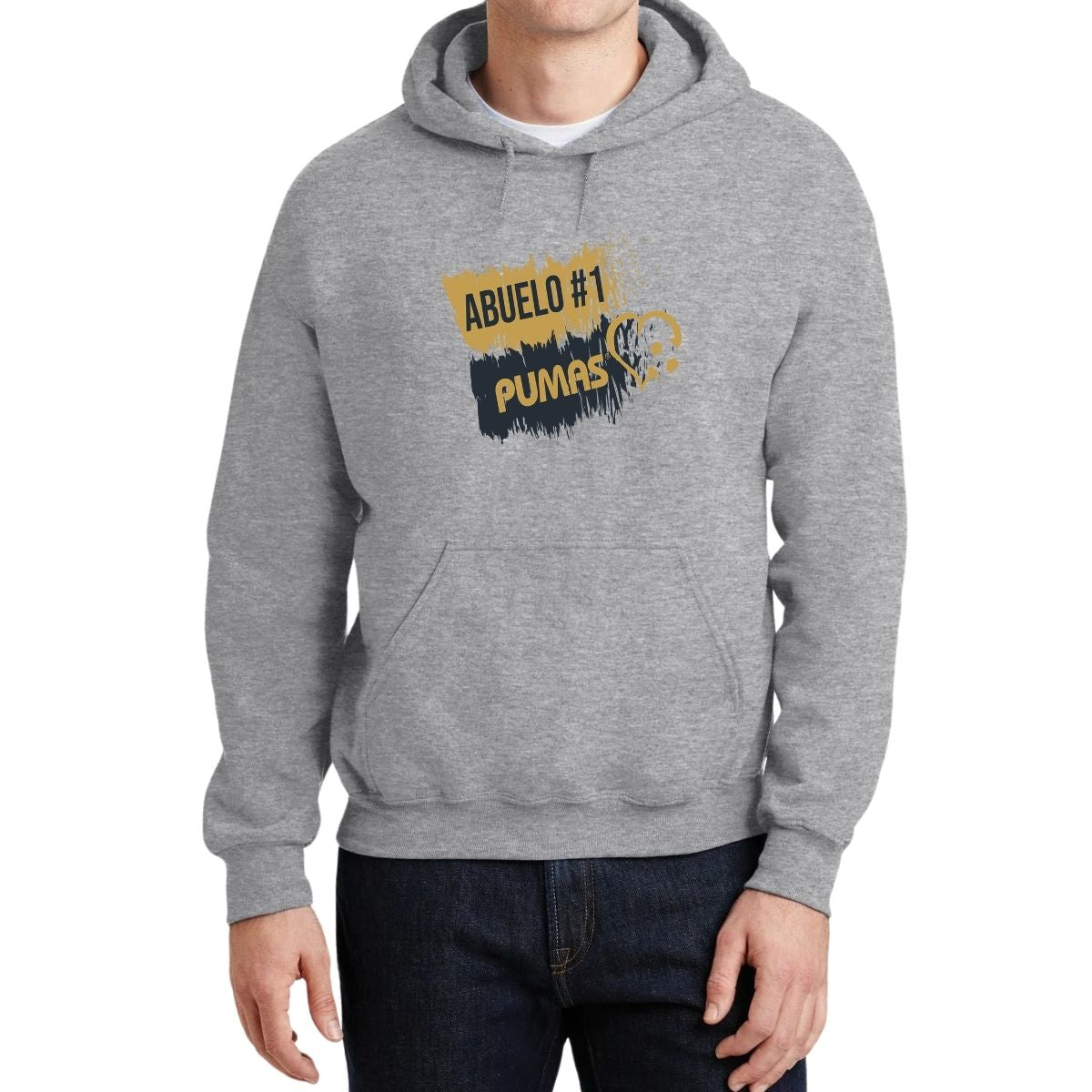 Sudadera Hombre Hoodie Pumas UNAM Abuelo No 1