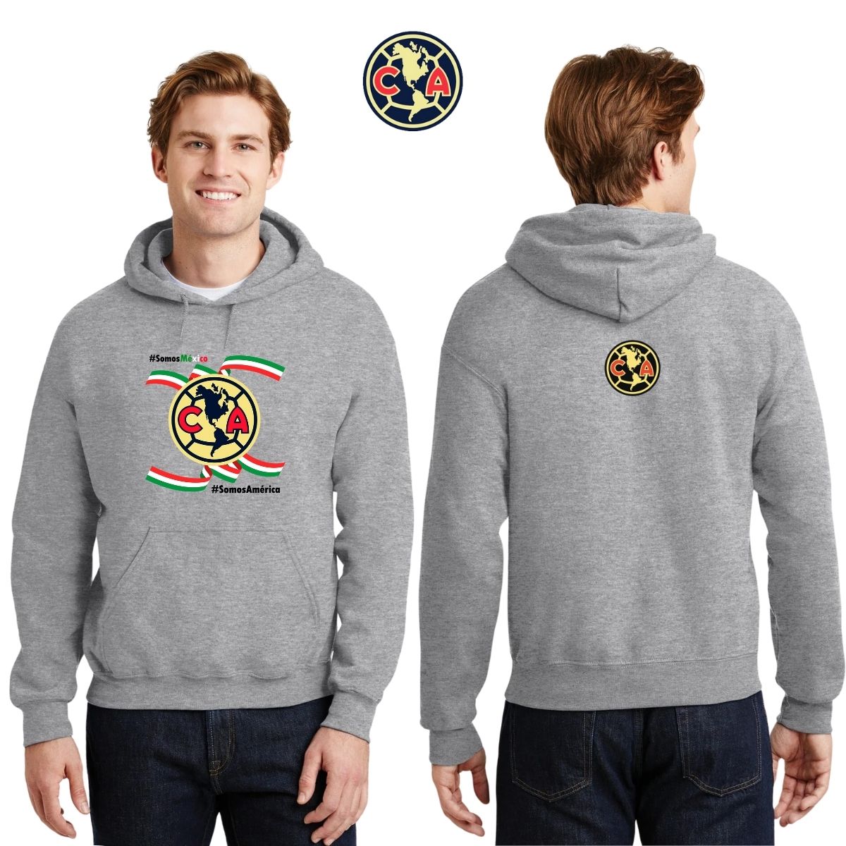 Sudadera Hombre Hoodie América Independencia México