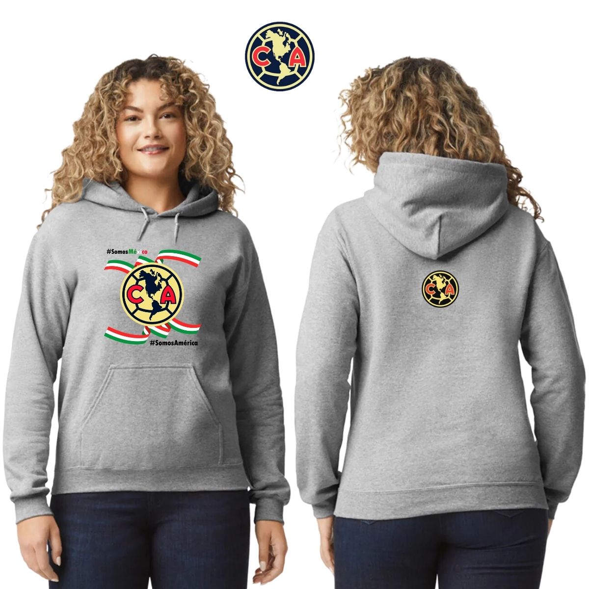 Sudadera Mujer Hoodie América Independencia México